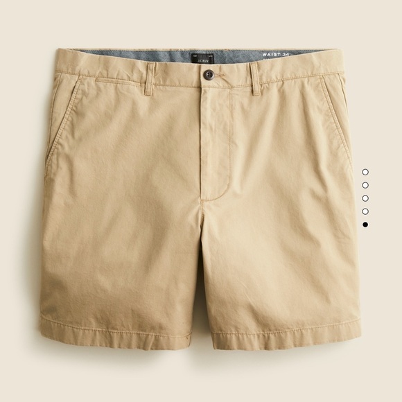 J. Crew stretch chino short - size 38, 7 inch inseam, NWT - Picture 1 of 4